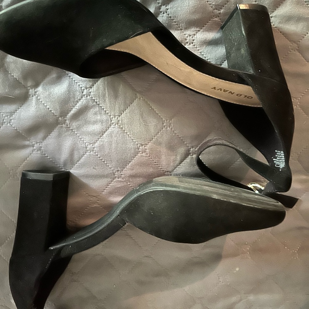 Old Navy D’Orsay low heel with buckled ankle strap
